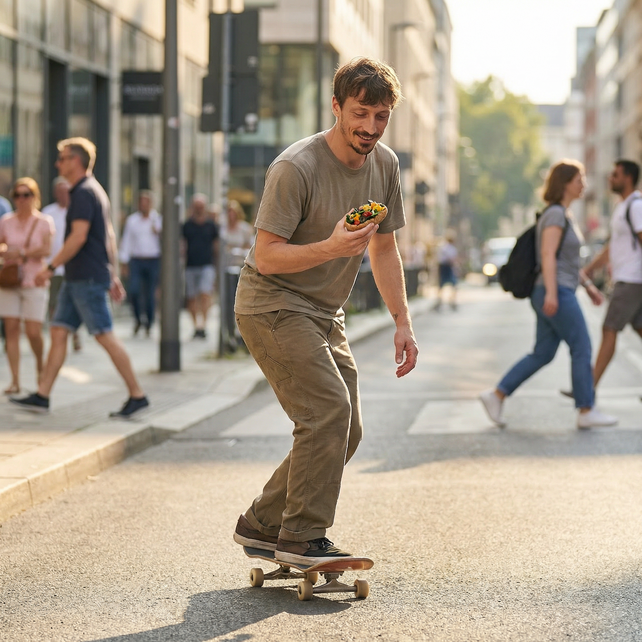 Skater enjoying Walley on the go